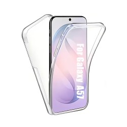 Capa de Silicone 360º para Samsung Galaxy A57 Transparente